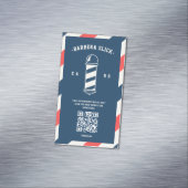 理容師モダンバーバーショップ理容師ズポール マグネット名刺 (インサイチュ)