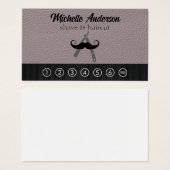 理容師ロゴ |レザー (正面&裏面)