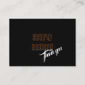 理容師ロゴ 名刺 (裏面)