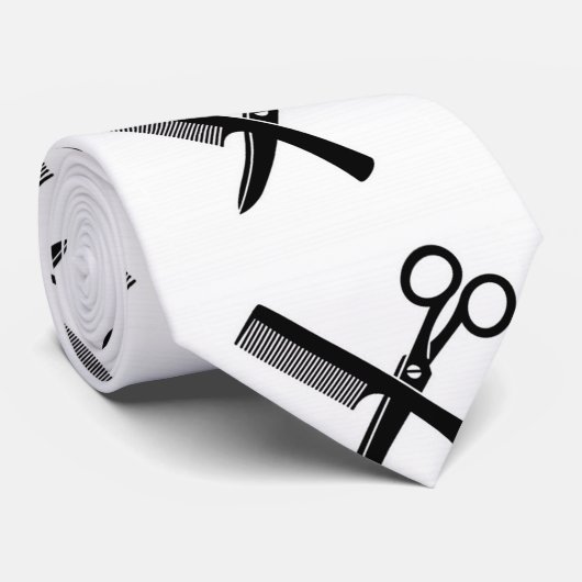 ***理容師又は美容師***及クールびおもしろい ネクタイ (ロール)