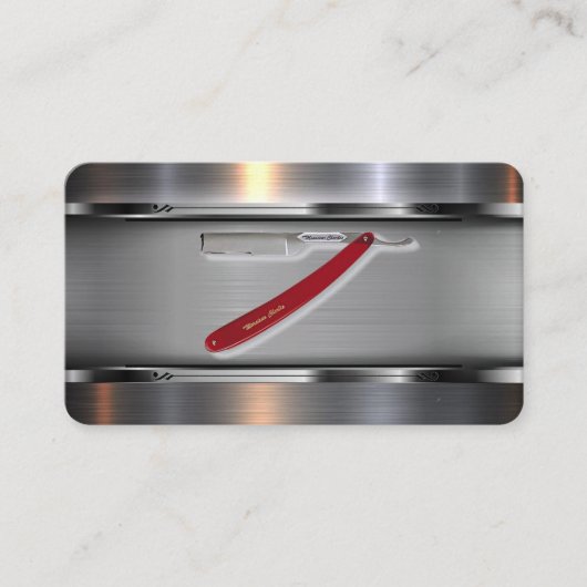 理容師名刺 名刺 (正面)