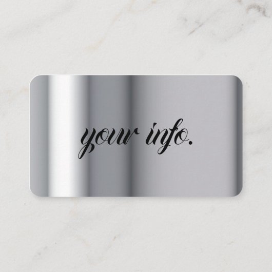 理容師名刺 名刺 (裏面)