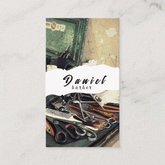 理容師名刺 名刺 (正面)