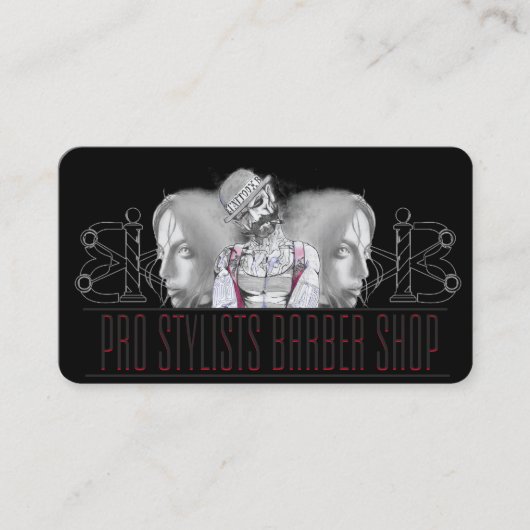 理容師名刺 名刺 (正面)