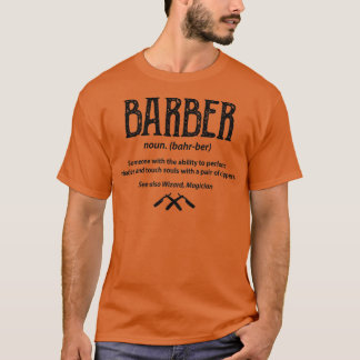 理容師定義理容師クラシックTシャツ Tシャツ