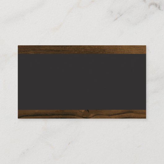 理容師店はさみ | 理容師極 | 木製トリム 名刺 (裏面)