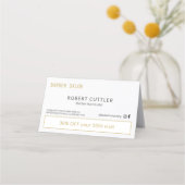 理容師店エレガント客ロイヤリティパンチカード ロイヤリティカード (裏面)