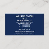 理容師店看板レトロヴィンテージ名刺 名刺 (裏面)