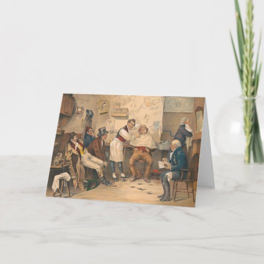 理容師店 カード (正面)