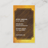 理容師店 |ゴールデンII 名刺 (裏面)