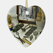 理容師店 セラミックオーナメント (右)