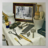 理容師店 ポスター (正面)