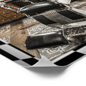 理容師店 ポスター (角)