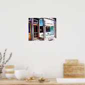 理容師店 ポスター (キッチン)