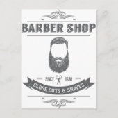 理容師店 ポストカード (正面)