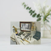 理容師店 ポストカード (スタンド正面)