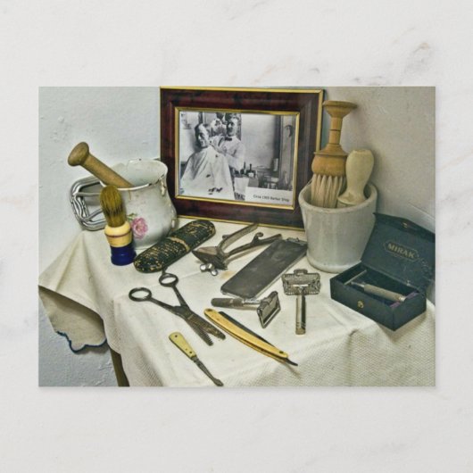 理容師店 ポストカード (正面)