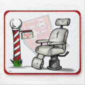 理容師店 マウスパッド (正面)