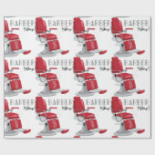 理容師店 ラッピングペーパー (フラット)