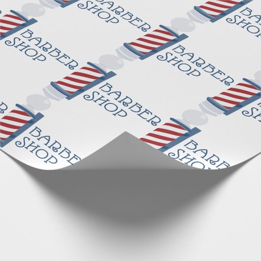 理容師店 ラッピングペーパー (角)