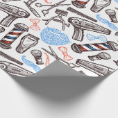 理容師店 ラッピングペーパー (角)