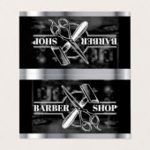 理容師店 名刺 (外部フラット)