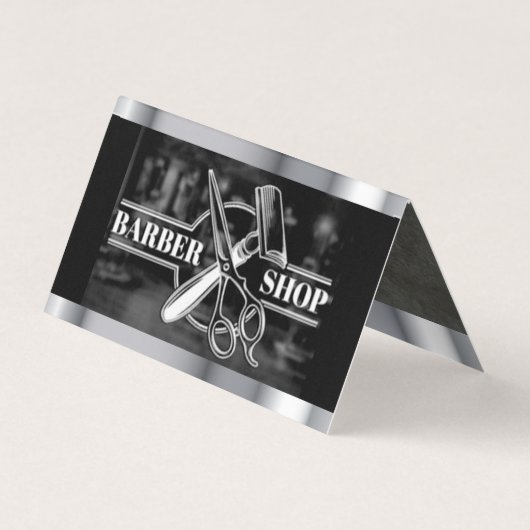 理容師店 名刺 (裏面)