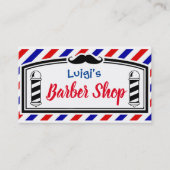 理容師店 名刺 (正面)