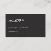 理容師店 |理容師 名刺 (裏面)