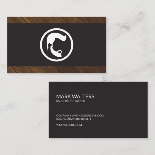 理容師店 |理容師 名刺 (正面/裏面)