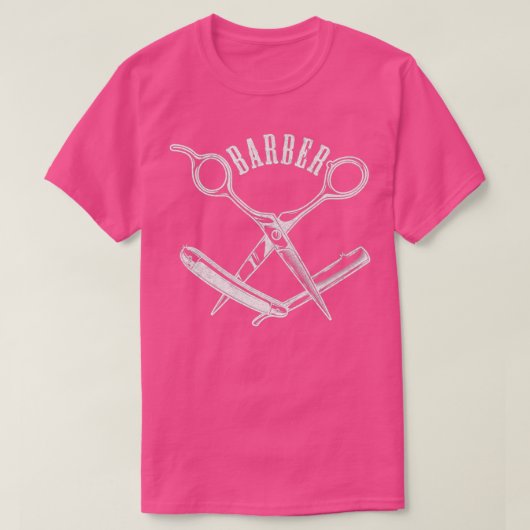 理容師引用文ツおもしろいール Tシャツ (デザイン正面)