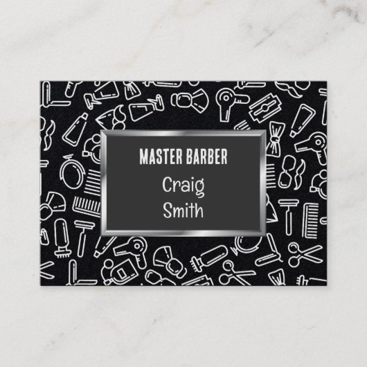 💇 ♂️‍理容師料 名刺 (正面)