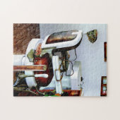 理容師椅子 ジグソーパズル (横)