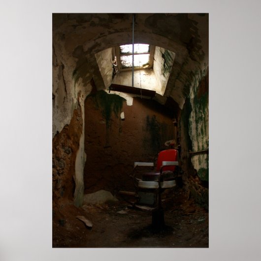 理容師椅子 ポスター (正面)