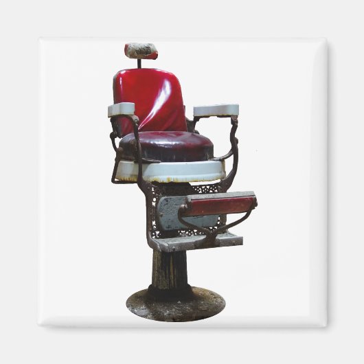 理容師椅子 マグネット (正面)