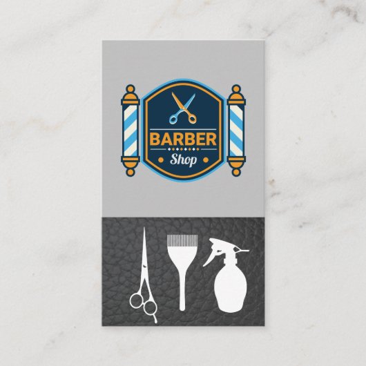 理容師極 |はさみ 名刺 (正面)