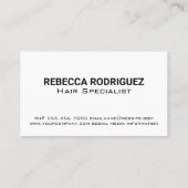 理容師極 | ヘアのカッティングアクセサリ 名刺 (裏面)