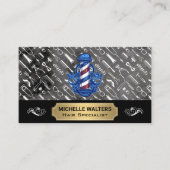 理容師極 | ヘアのカットツール 名刺 (正面)