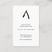 理容師極 |ヘアスペシャリスト 名刺 (裏面)