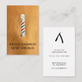 理容師極 |ヘアスペシャリスト 名刺 (正面/裏面)