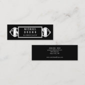 理容師極 |理容師 |美容師 スキニー名刺 (正面/裏面)