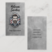 理容師極 | 美容師 名刺 (正面/裏面)