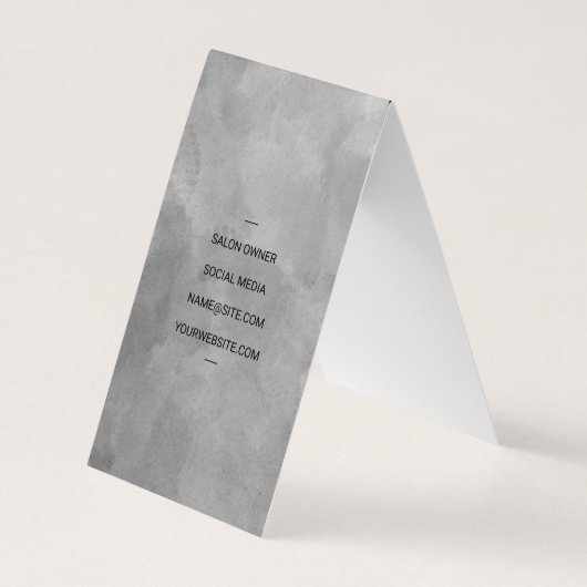 理容師極 | 美容師 名刺 (裏面)