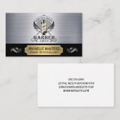 理容師極 | 調髪及びひげそり 名刺 (正面/裏面)