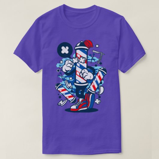 理容師標識 Tシャツ (デザイン正面)