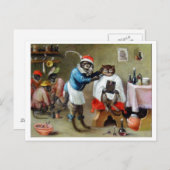 理容師猿 ポストカード (正面/裏面)