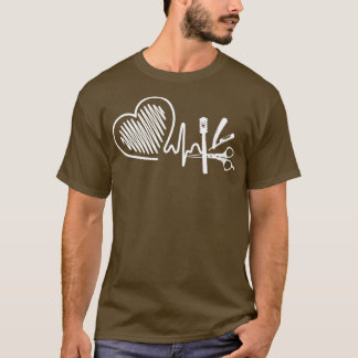理容師理容師ハートビート Tシャツ