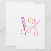 理容師用具 便箋 (正面/裏面)