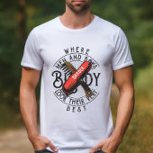 理容師男性へバディとボーイズTシャツ Tシャツ