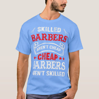 理容師美容師ひげ髭ヘアーカッターギフト Tシャツ